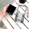 Suitable for Samsung Galaxy Z FLIP7 Mobile Phone Case Folding Card Bag Wristband Ring Transparent FLIP6 Protective Case