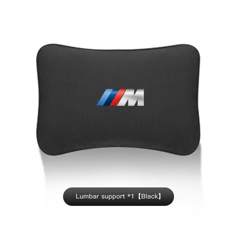 MDNS1 Cuscini per Poggiatesta e Collo per Auto BMW Protezione Cuscino Lombare per Schienale Adesivo Auto Per Performance F30 F40 E46 E60 M F10 X3 E90 F20