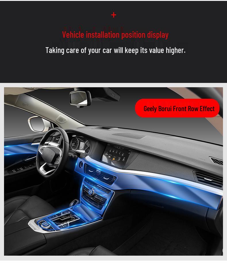TPU Protective Film for Geely Jiaji, Borui, Dihao GL/GS, Xingyue Interior Console & Gear Shift