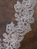 V863 Courtly White Vintage Cathedral Long Lace Bridal Veil
