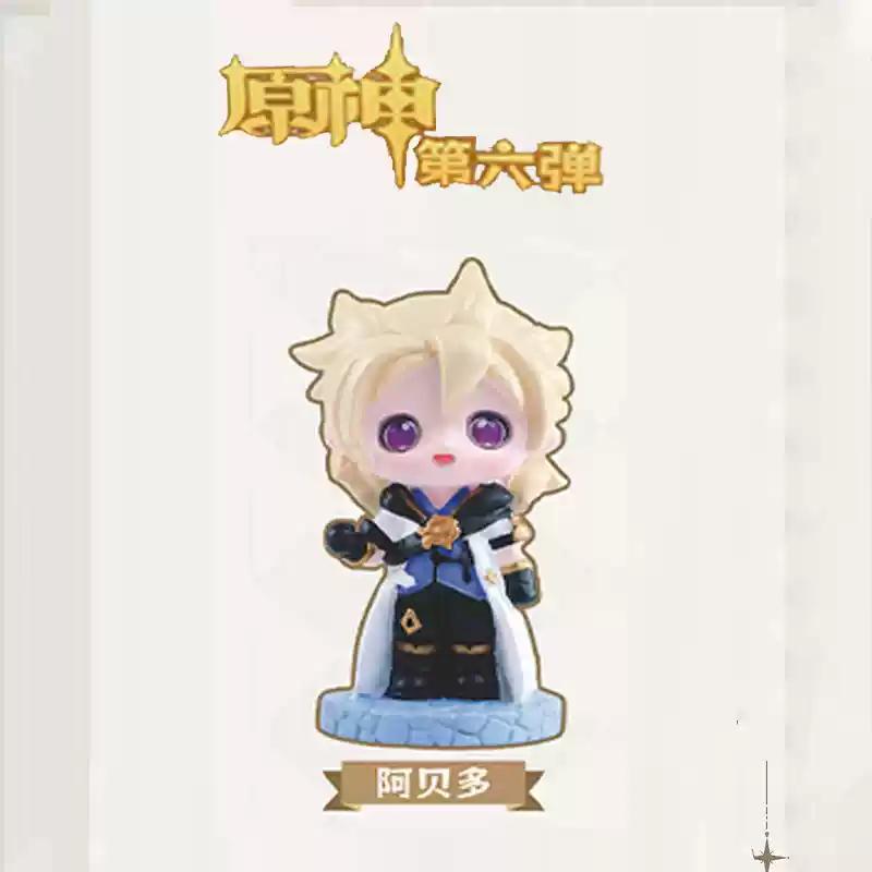New Genshin Impact Generation 6 Blind Box Game Peripheral Characters Table Decorations Children'S Toys Mysterious Surprise Gift
