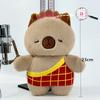 Funny Transformed Into Tang Monk Kapibala Doll Plush Toy Capybara Doll Children's Rag Doll Buddhist Gift