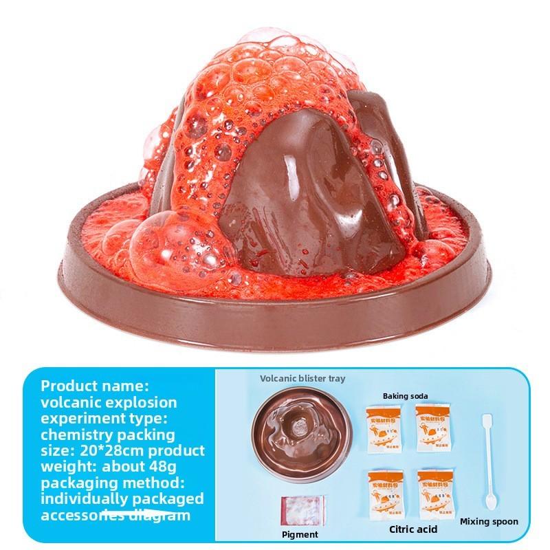 

Rainbow Rain Simulated Volcano Explosion Handmade Science Set Experiment Volcano Eruption