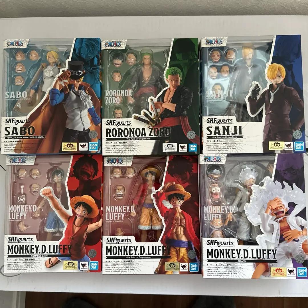 S.H.Figuarts One Piece D.Luffy Sanji Sabo Zoro Специальный набор 6