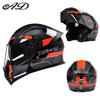 Full Face Motorcycle Helmet Men Women Winter ABS Safety With Flip-Up Visor 3C Certified