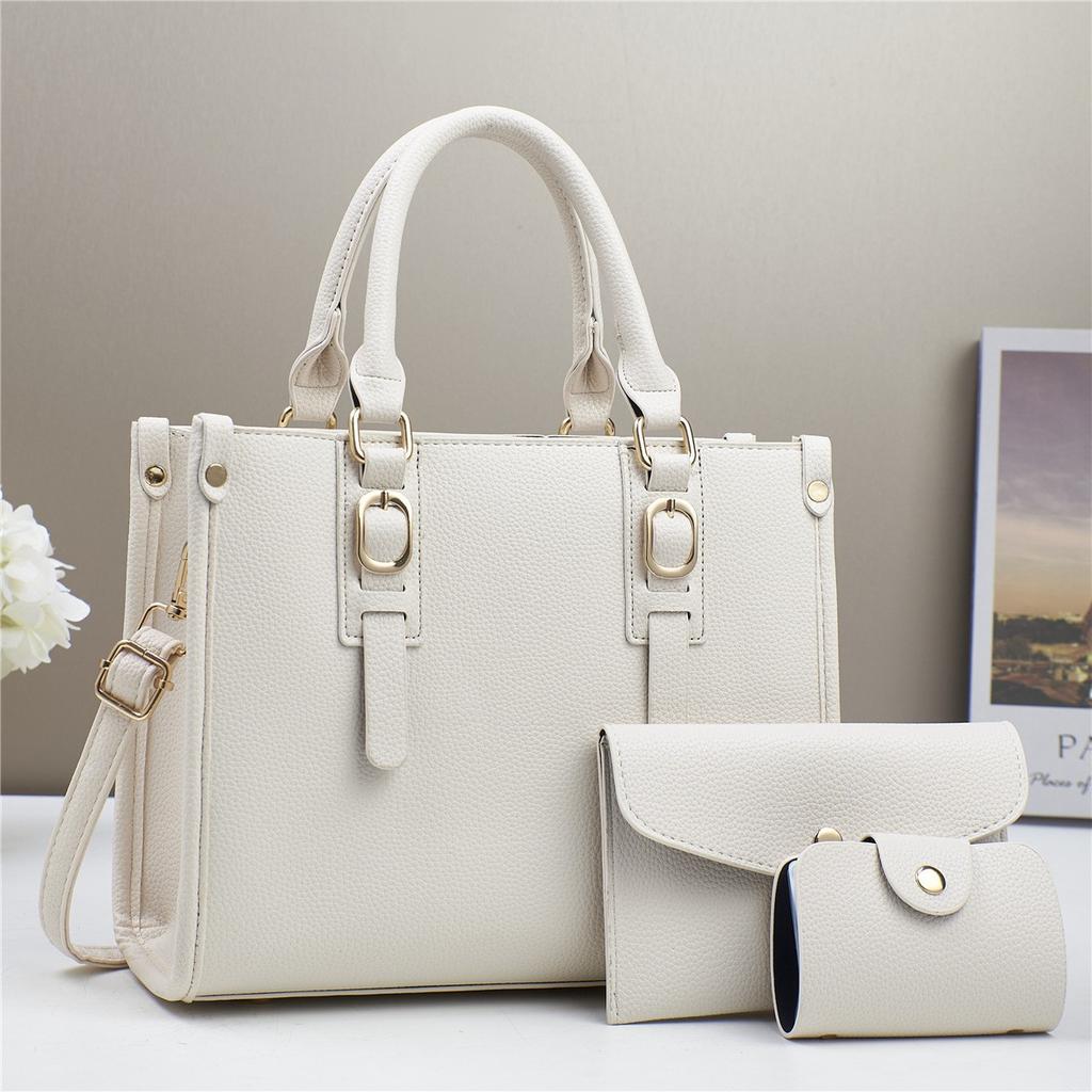 Mother and Child Bag Three-piece Texture Handbag Fashion Shoulder Bag Women's Bag Quality