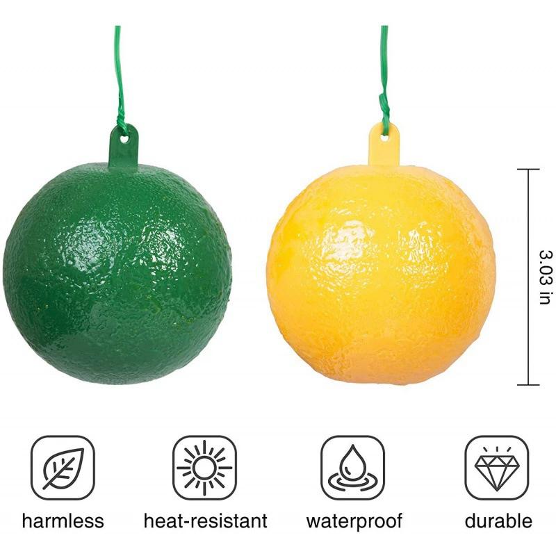 1Pc Reusable Hanging Fly Trap Sticky Ball Pest Repeller Killer Hanging On Trees