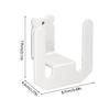 Wall-mounted punch free garage storage rack  Door Wall Mounted Hanger Hook Heavy Load Rack Kitchen Bathroom Organizer Holder