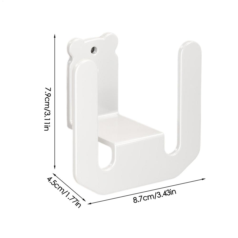 Wall-mounted punch free garage storage rack Door Wall Mounted Hanger Hook Heavy Load Rack Kitchen Bathroom Organizer Holder