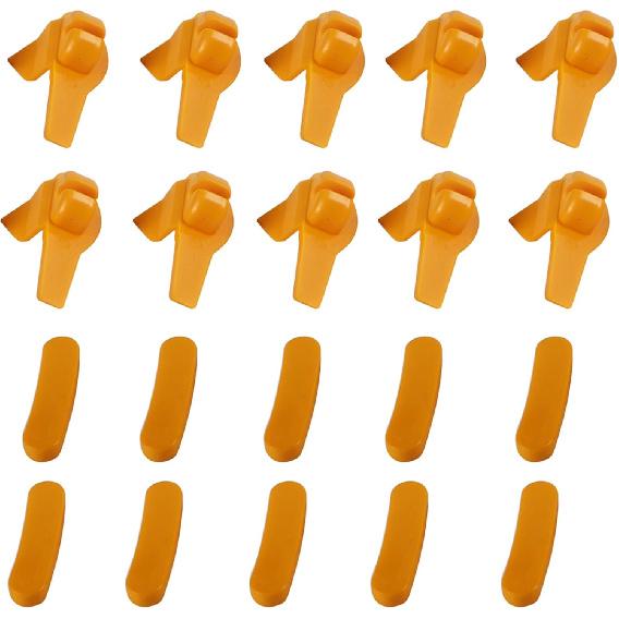 Tire Changer Mount Demount Head, 20pcs Tyre Changer Duck Insert Rim Protector Tire Demount Head Tire Machine Guard Wheel Side Protector for Mount