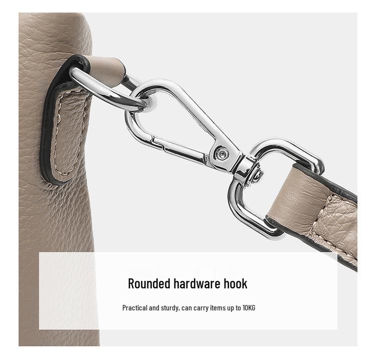 Women's Genuine Leather Crossbody Bag: High-Capacity, Versatile, and Stylish for Spring/Summer 2025