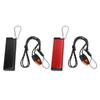 Portable Metal Storage Container Aluminum Alloy Outdoor Airtight Storage Box with Whistle Lanyard Fo