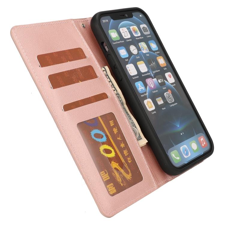 For iPhone 13 Ultra-thin Separable Magnetic Horizontal Flip Leather Case with Card Slot & Wallet