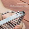 Corrosion Resistant Stainless Steel Portable Grills and Fire Pit Furnaces Bracket Grills for Enthusiasts and Hiking Use