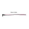 Open Wire Pigtail Power Cable, Right Angle 5.5X2.1Mm Male End, 30Cm Cord for Camera Work, Equipment Repair and Narrow Area Routing