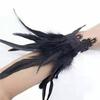 Feather Necklace Collar Neck Collar Gothic Victorian Lace Choker Neck Wrap Halloween Cosplay Party Accessories Props