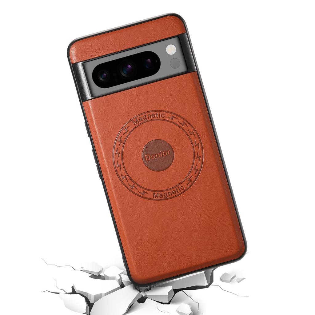 Denior Magnetické kožené pouzdro se slotem na karty pro Google Pixel 7A/8