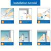 Film Privacy Window 1pc Sun Blocking Heat Insulation Uv Protection Oneway Mirror For Home And Office