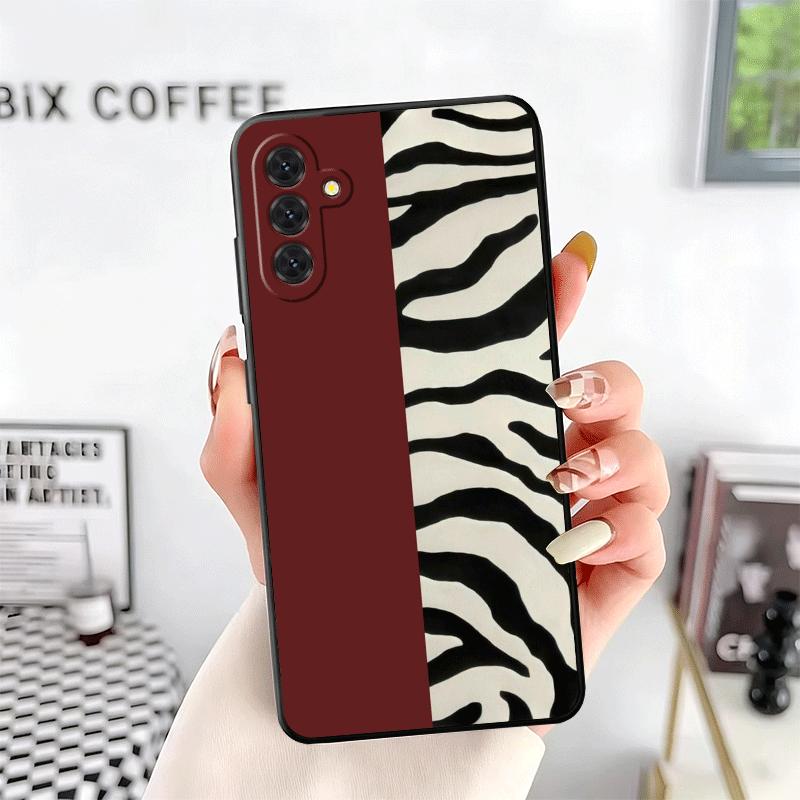 Leopard Print Trend Desgin Soft Phone Case for Samsung A17 A37 A57 A16 A26 A36 A56 A15 A25 A35 A55 A14 A24 A34 A54 A13 A23 A33 A