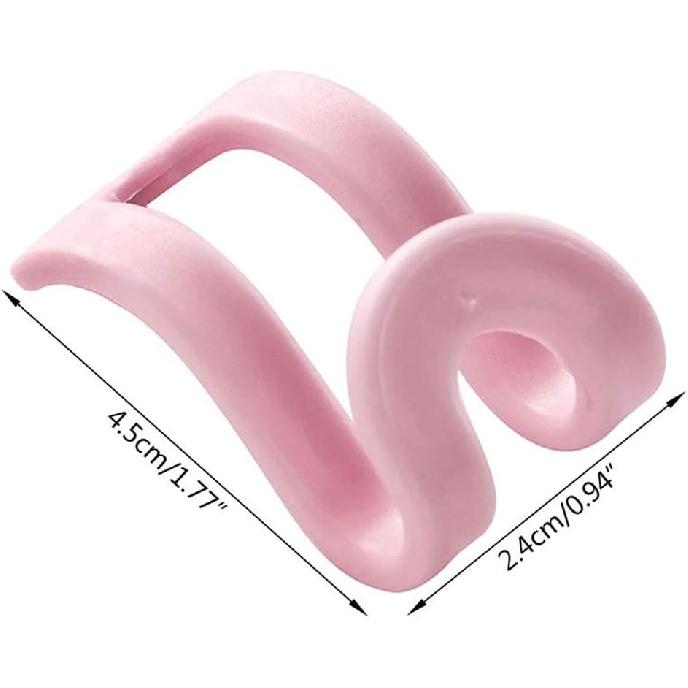 

Соединительные крючки для вешалок, Мини-каскадные крючки для вешалок, Вешалки с мягким покрытием, Сверхпрочные, Экономящие место для шкафа, 60 шт. (розовый)