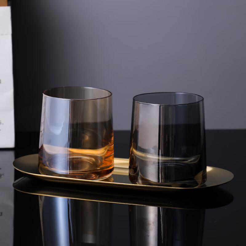 Nongtuo Glass Mouthwash Tumbler with Tray