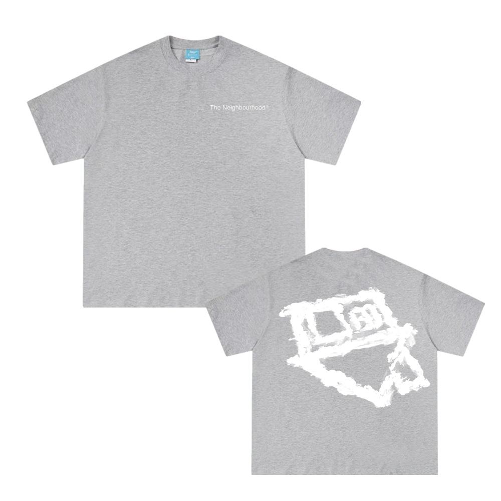 Koszulka HEAD IN THE CLOUDS Nadruk The Neighbourhood Wysoka Jakość TOPY Unisex Lato Bawełna Odzież Damska/Męska