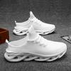 Fashion New Half Sneakers Men Fashion Casual Shoes Men Breathable Knit Lightweight Sports Outdoor Slip on Cushioning Walking Slippers
