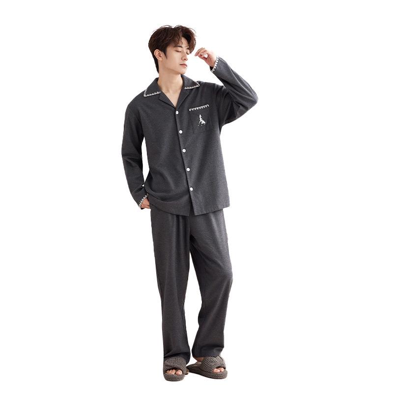 Women's 100% Cotton Flannel Pajama Set - Warm Long Sleeve Autumn/Winter Homewear