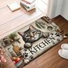 KittenThemed Door Mat Is Anti Slip and EasyTo Clean Home Decorations Can Be Placed At The Entrance of The Bathroom or Bedroom