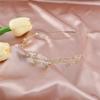 Headwear Non-slip Girls Rhinestone Women Crystal Hairbands Braided Tool Hollow Leaves Star Headband