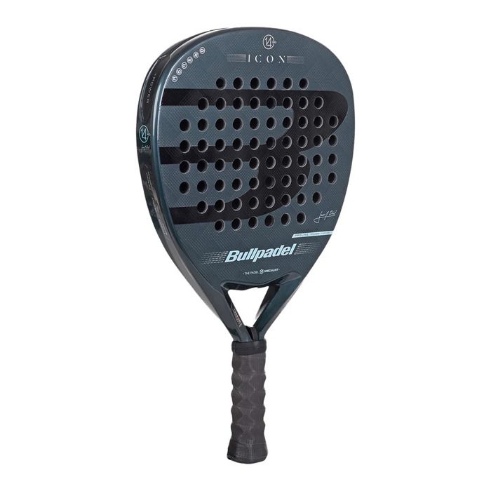 Raquette de padel - BULLPADEL - Icon 25 - Carbone - Fibre de verre - Noir