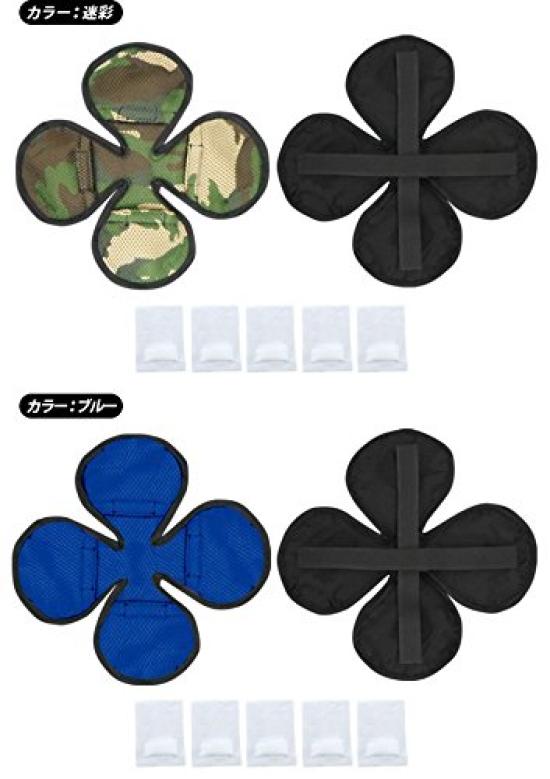 BRAIN Head Refreshing Clover ice One Size Fits COOL DE ICE Pad, (with pack), Color Blue, Most, BR-562 (Blue)