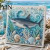 Forniture per Arte con Pietre Preziose Scintillanti Tartaruga Marina Polpo Fai da Te Kit Pittura Perle 3D, Kit Progetti Sollievo dallo Stress con Diamanti Tema Oceano per Adulti Principianti, Perline