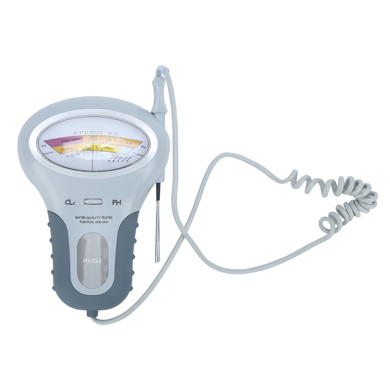 

CL2 и PH-метр Оборудование для тестирования качества воды в бассейне Портативный PH-тестер для бассейна