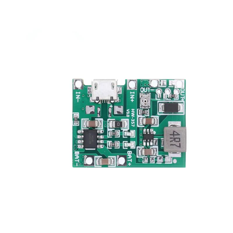 Lithium Li-ion 18650 3.7V 4.2V Battery Charger Board DC-DC Step Up Boost Module TP4056 + MT3608 DIY Kit Parts