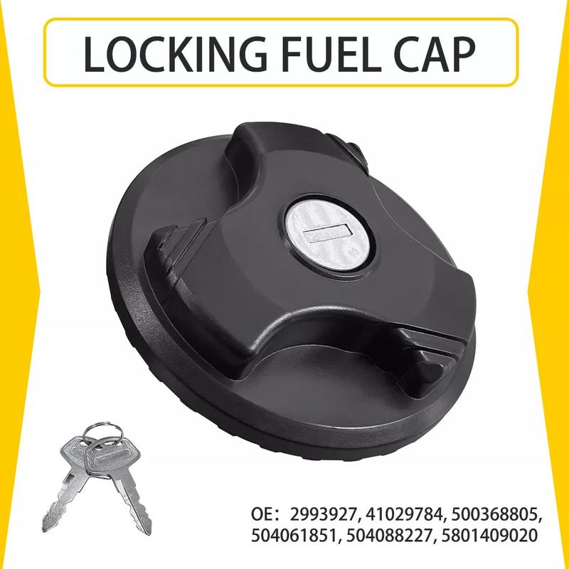 For Fiat 500/500C 2007-2016 Fuel Petrol Diesel Filler Locking Tank Cap With 2 Keys Car Replacement Parts Accessories