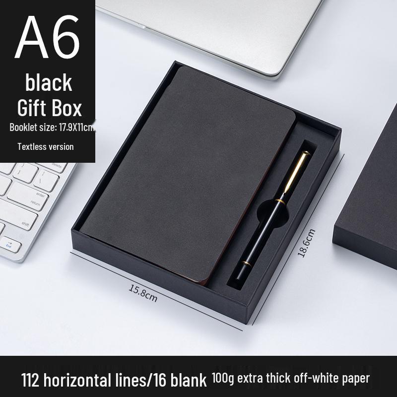 Customizable Sheepskin Notebook with Pen & Free Engraving - Company Logo 2025 Diary, A6/A5/B