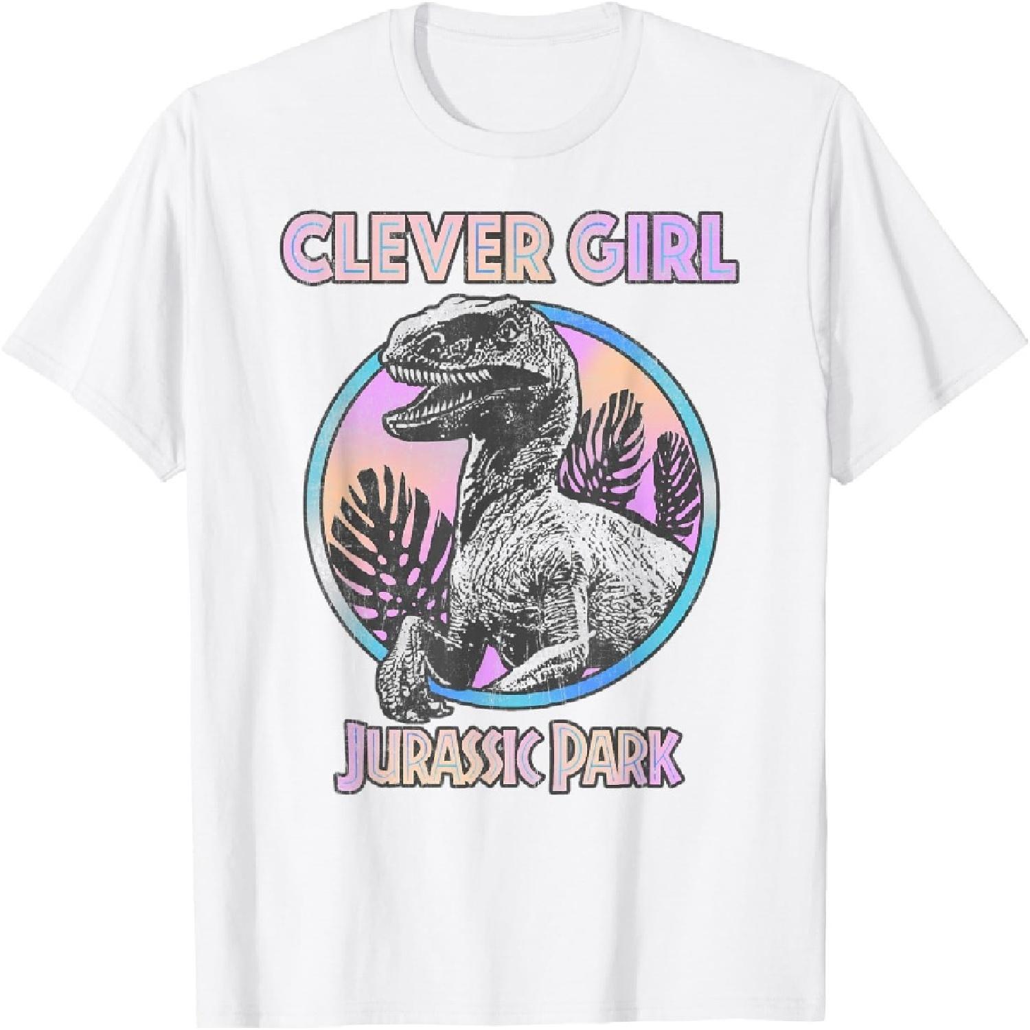 Jurassic World Boho Retro Clever Girl Raptor T-Shirt S