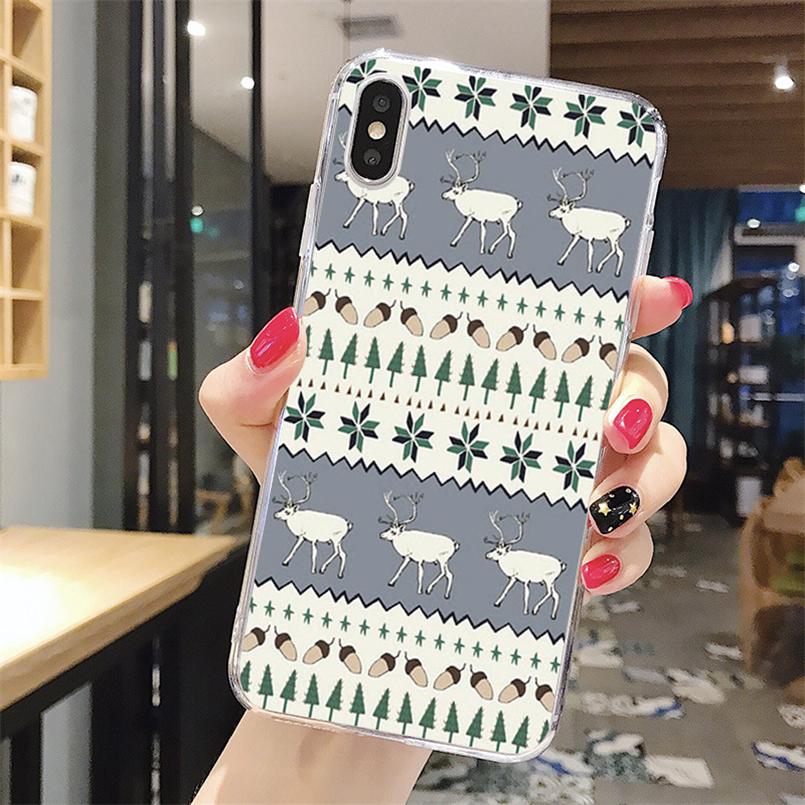 Merry Christmas Snowman Phone Case For iPhone 5 5S SE 5C 6 6S 7 8 Plus 4 4S 11 Pro XR XS Max X TPU Xmas Cover For iPhone XR Case