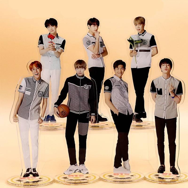 Versatile Double-sided Kpop Star Bts Bangtan Boys Acrylic Stand Figure For Any Space