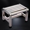 Stainless Steel Square Stool Bathroom Waterproof Shower Stool Household Thickened Anti Slip Small Chair