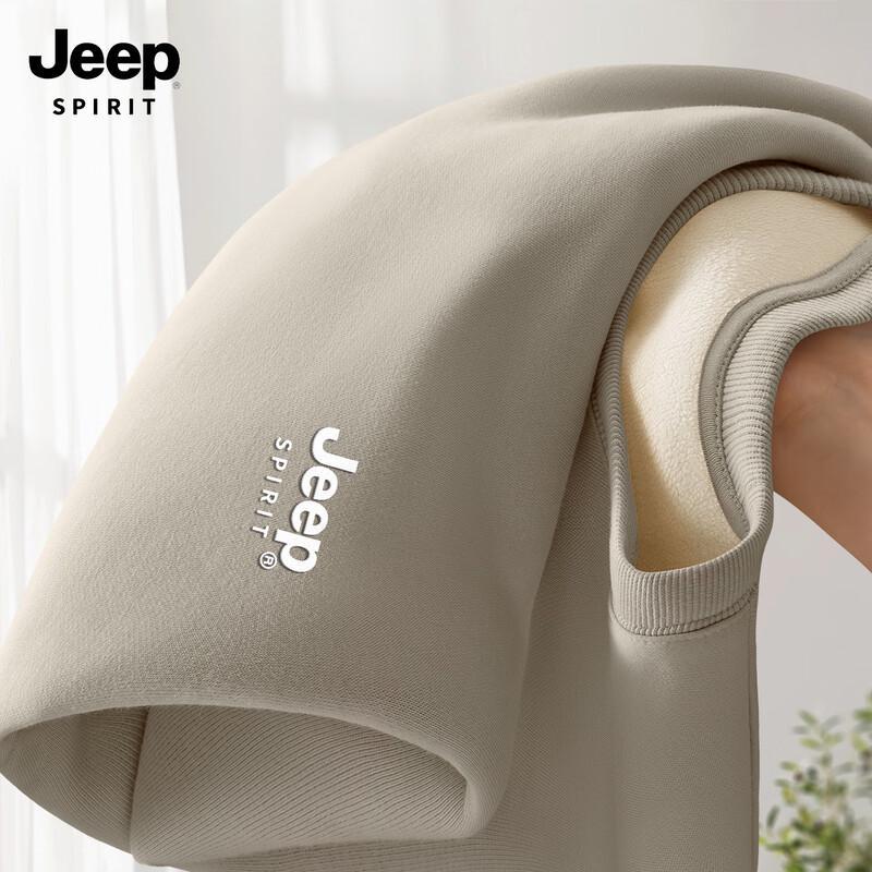 JEEP SPIRIT Herren Winter Warmes Fleece Sweatshirt