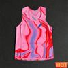Men's Gradient Quick Dry Running Vest Lightweight Marathon Sleeveless T-Shirt Summer Fitness Shirt Tank Top
