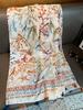 Elegant Women Silk Scarf Wrap Shawl Print Lady Sunscreen Bandanas Hijab Mujer Scarve Pareo Headscarf Boho Travel Korean Fashion