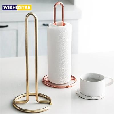 Edelstahl Küchenrollenpapierhandtuchhalter Badezimmer Tissue Ständer Esstisch Vertikale Servietten Rack Küchenlagerregal