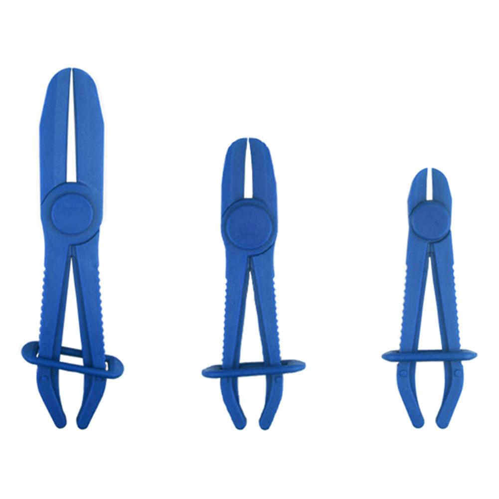 

3pcs Flexible Fuel Water Line Hose Clamps Pinch Off Pliers Free Hands Tools *