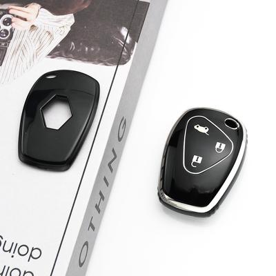 Silver Edge TPU Car Key Case Shell Fob Keyless Protector For Renault Dacia Trafic Clio Lll Logan Duster For Nissan Terrano 3 Almera Opel Vivaro