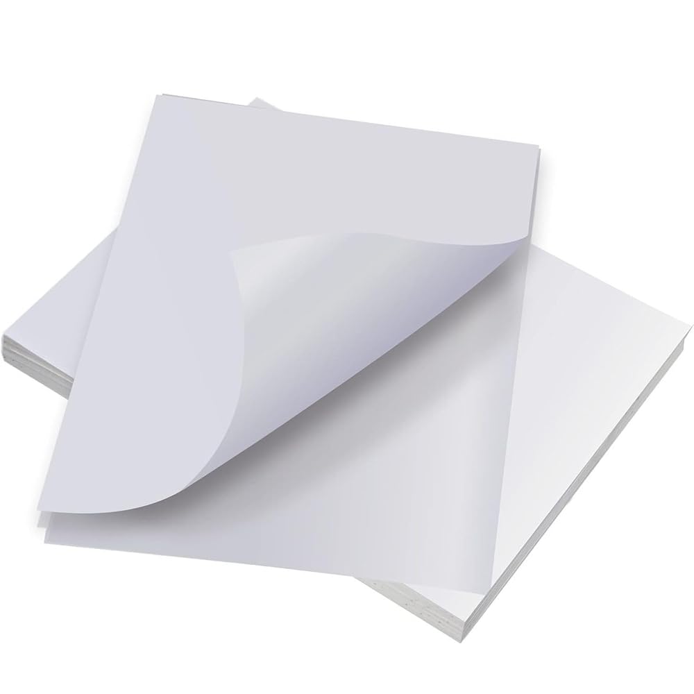Label Stickers, 12 Labels Per Sheet, Rounded Corners, A4 Size, Standard Paper, 500 Sheets Per Pack.