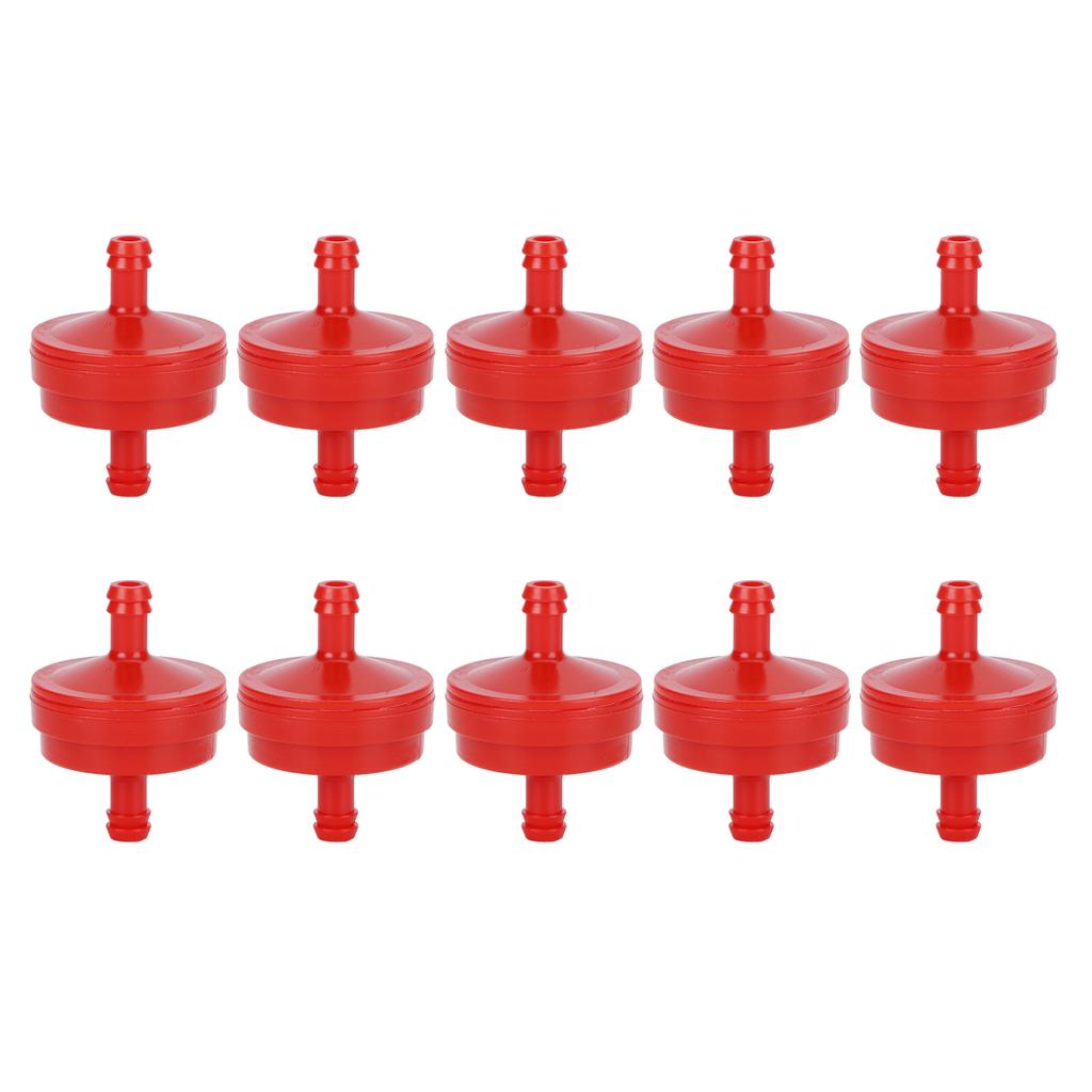 10Pcs Fuel Filter Element Replacement for Briggs Stratton 298090 298090S Lawn Mover Red