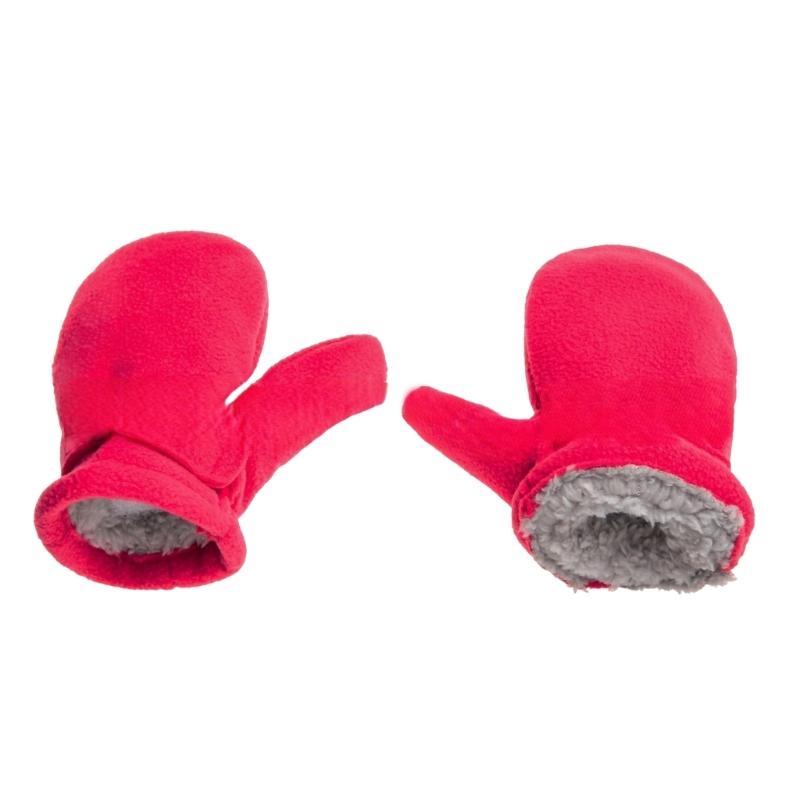 2-4Y Fleece Mitten Kids Winter Kids Mittens Plush Thick Warm Toddler Gloves Plush Gloves Mitts Kid Cycling Gloves